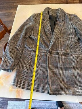 Classic Grey Glen Plaid Men's Blazer
